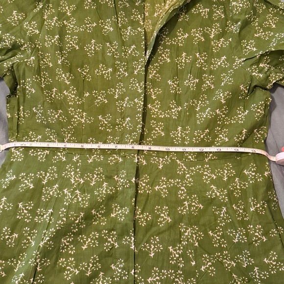 Julia Amory Green Floral Long Sleeve Dress - Picture 8 of 8